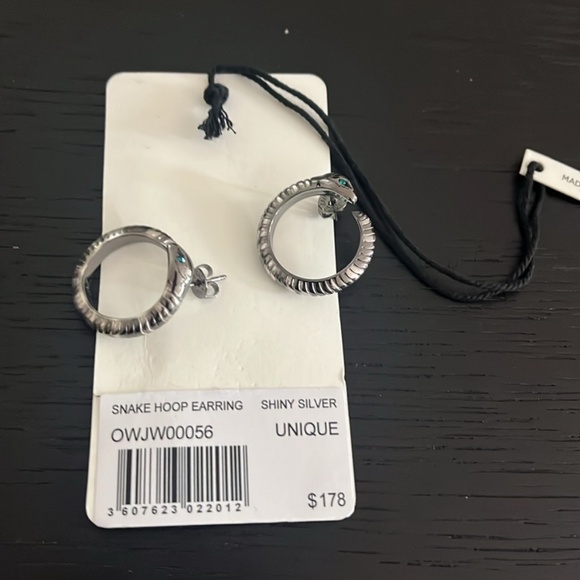 New Zadig &Voltaire Snake Hoop Earrings - Picture 4 of 4